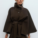 Lusana | Elegantne mantel vööga