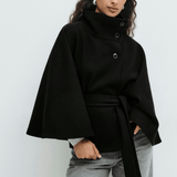 Lusana | Elegantne mantel vööga