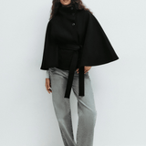 Lusana | Elegantne mantel vööga