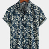 Puuvillane Hawaii Särk Lühikeste Varrukatega