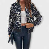 Raquel | Elegants leopardimustriga mantel
