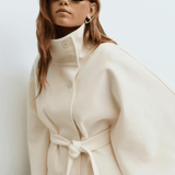 Lusana | Elegantne mantel vööga