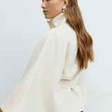 Lusana | Elegantne mantel vööga