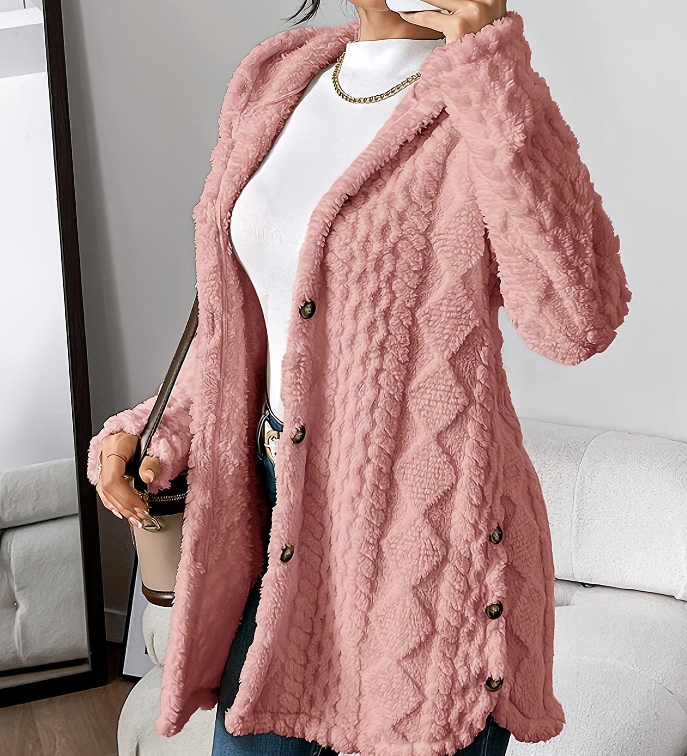 Sarahi | Soe mantel kapuutsiga