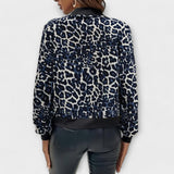 Raquel | Elegants leopardimustriga mantel