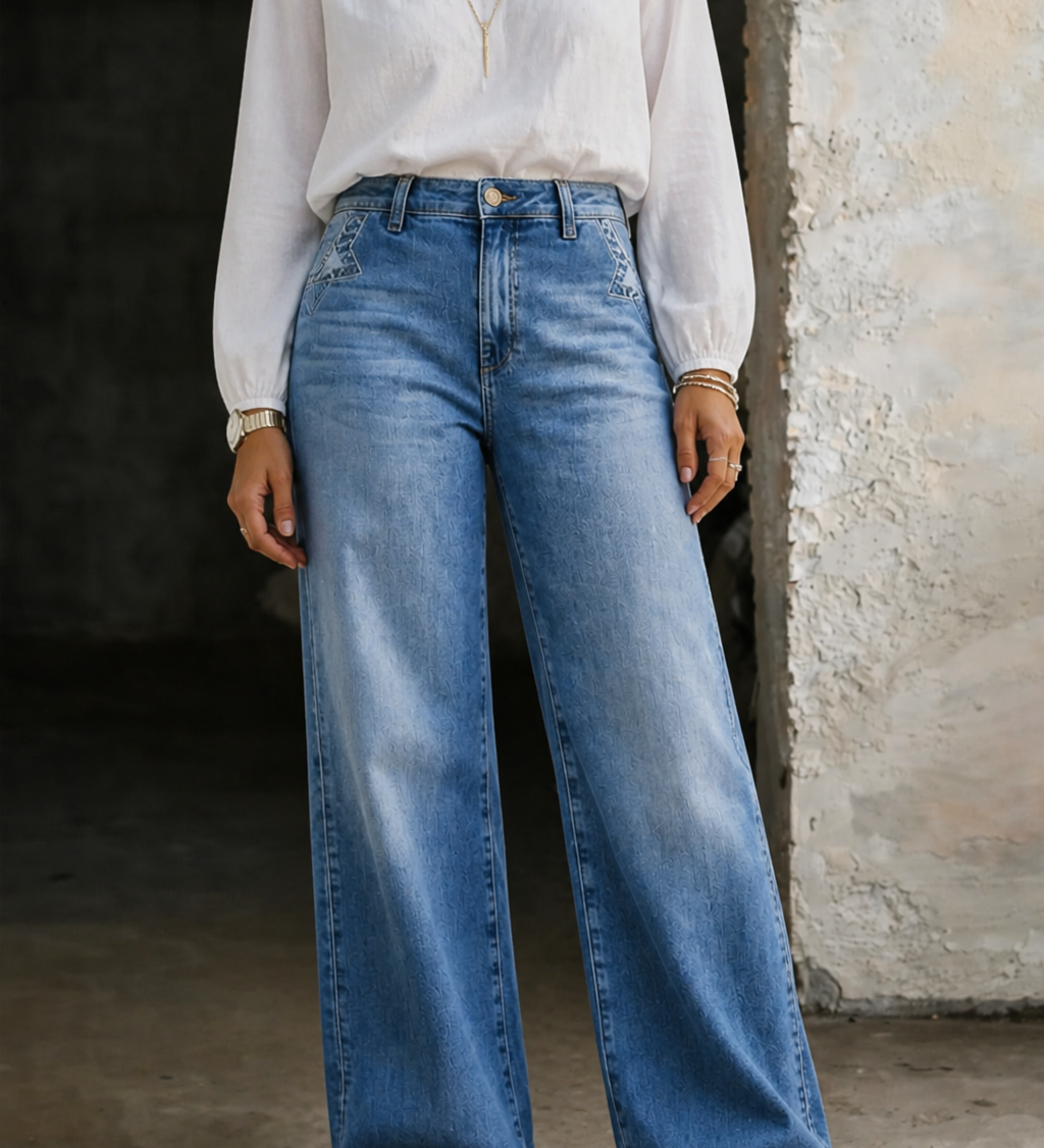 Madie | Vintage Kõrge Vöökohtadega Jeans