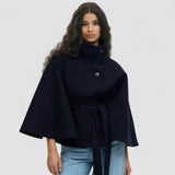 Lusana | Elegantne mantel vööga