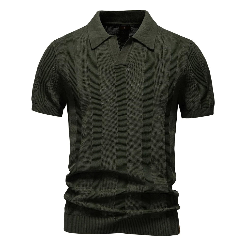 Laluna® | Puuvillane Rööbastega Polo