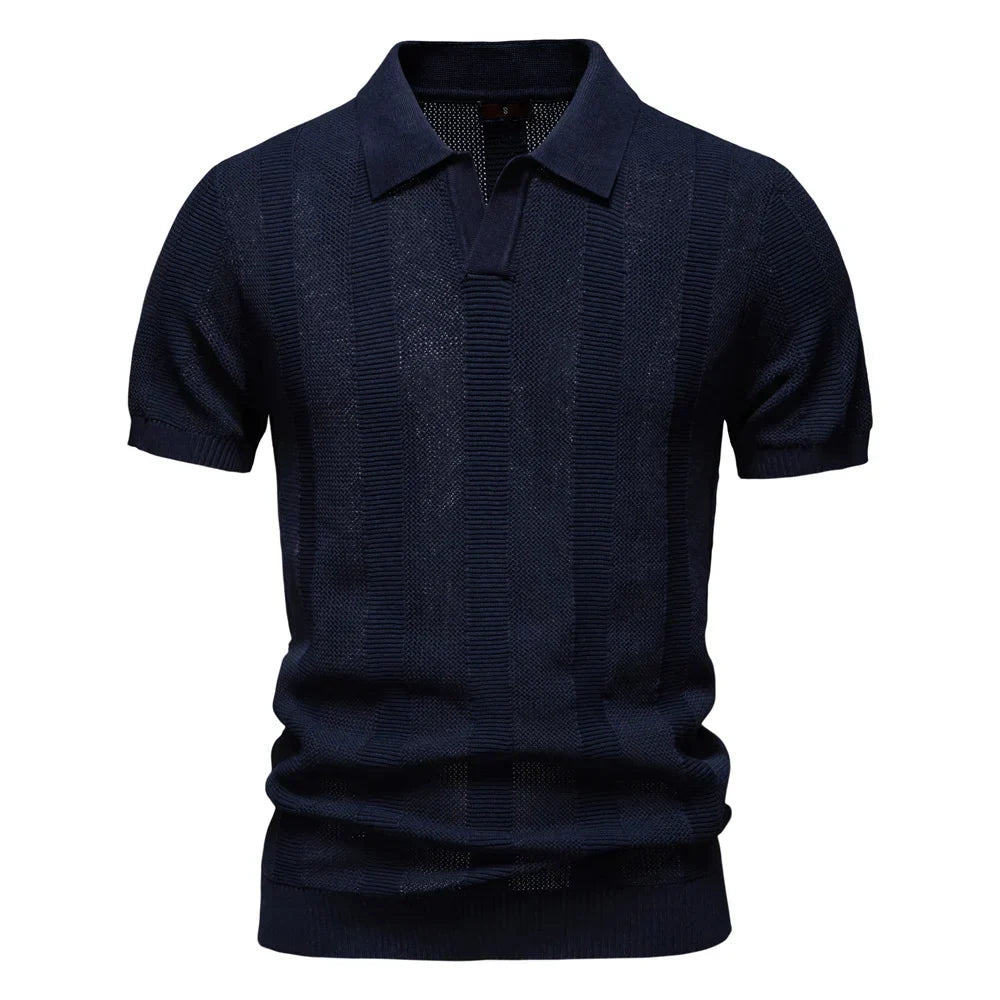 Laluna® | Puuvillane Rööbastega Polo