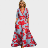 Mila | Pehme V-kaelusega Maxi-kleit