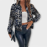 Raquel | Elegants leopardimustriga mantel