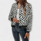Raquel | Elegants leopardimustriga mantel