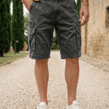 Pieter | Funktsionaalsed Denim Cargo Lühikesed Püksid