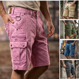 Pieter | Funktsionaalsed Denim Cargo Lühikesed Püksid