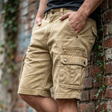 Pieter | Funktsionaalsed Denim Cargo Lühikesed Püksid