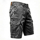 Pieter | Funktsionaalsed Denim Cargo Lühikesed Püksid